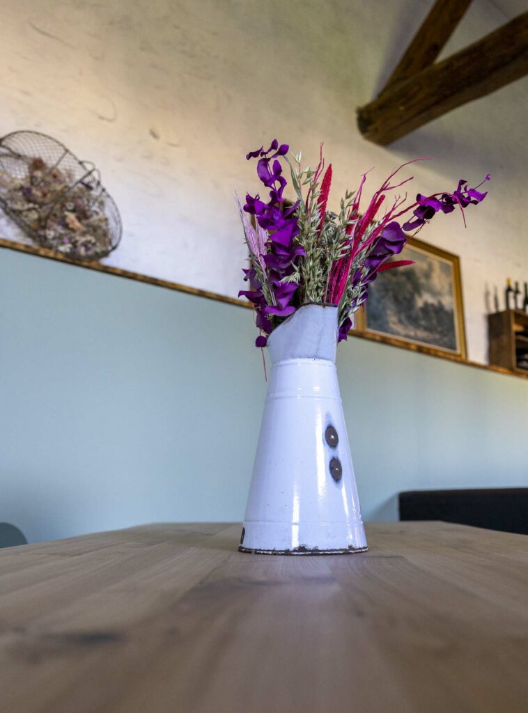 Fleurs seches restaurant Aux Couleurs gourmandes Mazamet